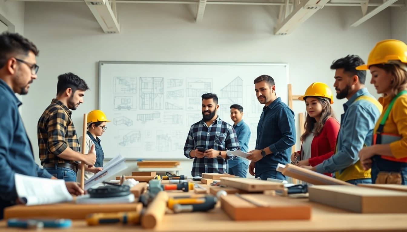 Engage in construction training programs to develop skills with hands-on workshops and expert instruction.