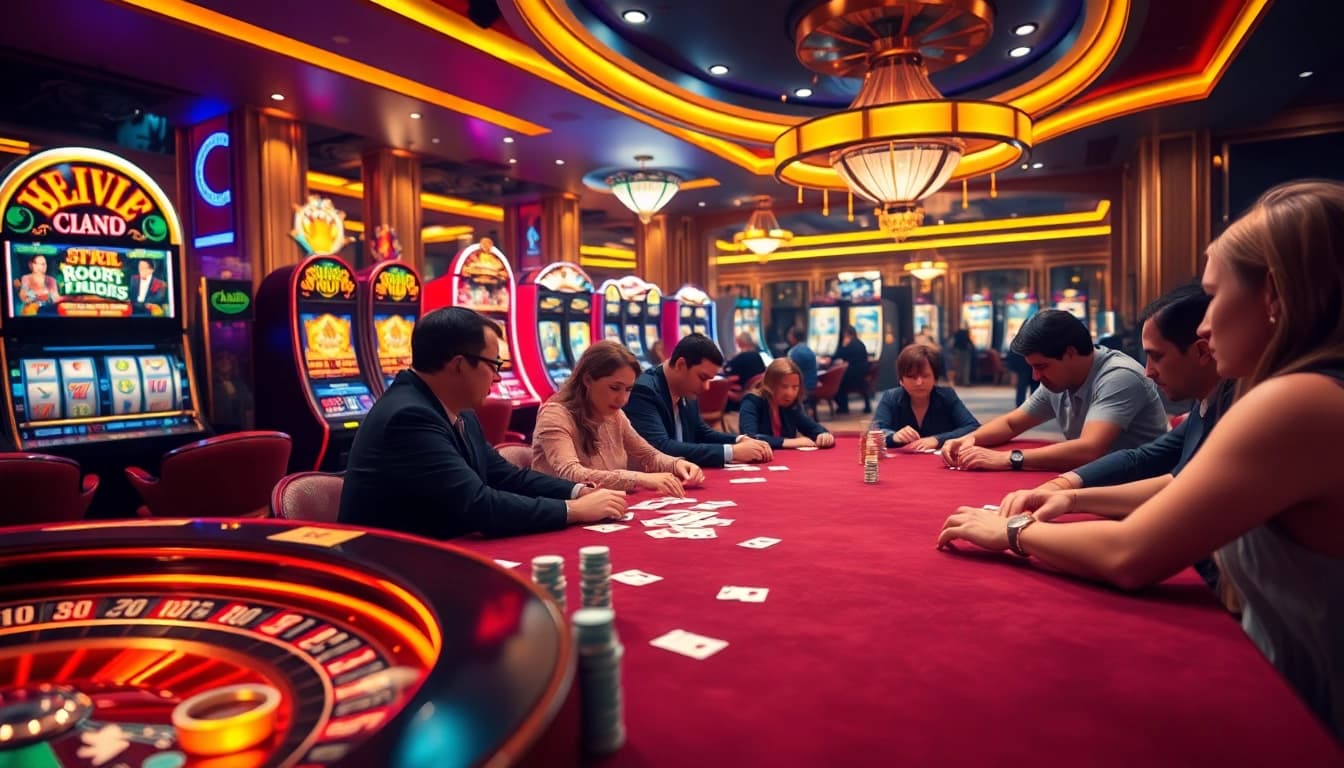 Vivez l'excitation au meilleur casino en ligne avec des actions de poker passionnantes et des machines à sous vibrantes.