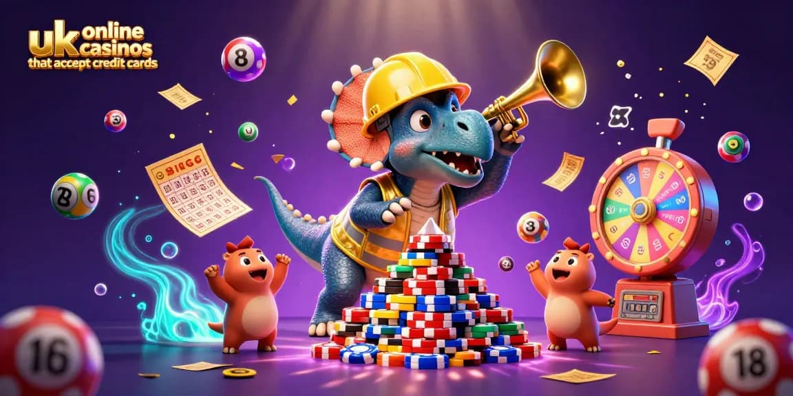 Engage in thrilling gameplay at uk online casinos that accept credit cards with cheery dinosaurs and dynamic prize elements.
