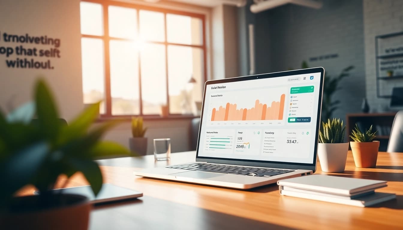 Engage with the tiktok smm panel through an interactive digital marketing workspace featuring analytics.