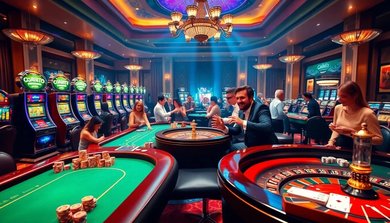 Découvrez l'excitation du meilleur casino en ligne avec des jeux vibrants et une atmosphère élégante.