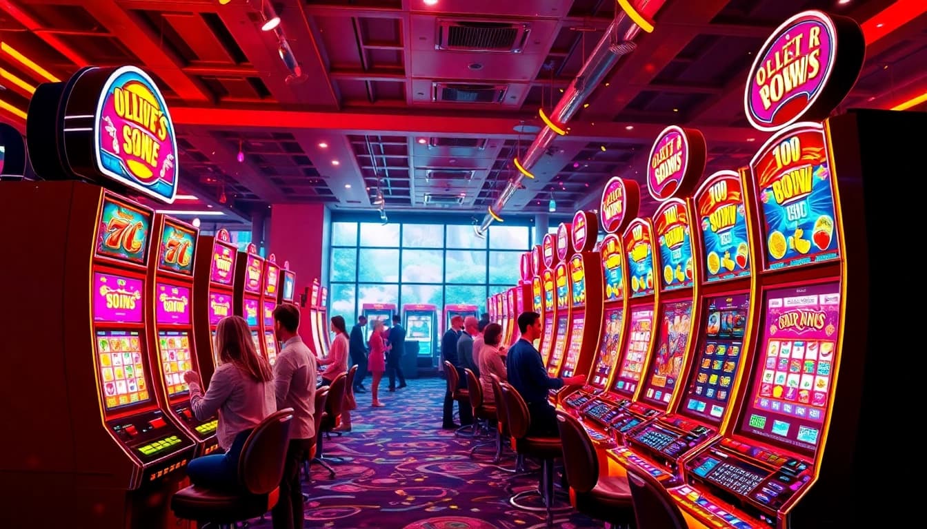 Menangkan permainan slot di Istana777 dengan mesin slot berwarna-warni dan suasana yang meriah.