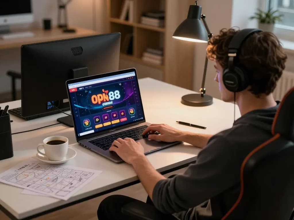 Engaging online gaming experience at open88 casino with cozy atmosphere and player focus