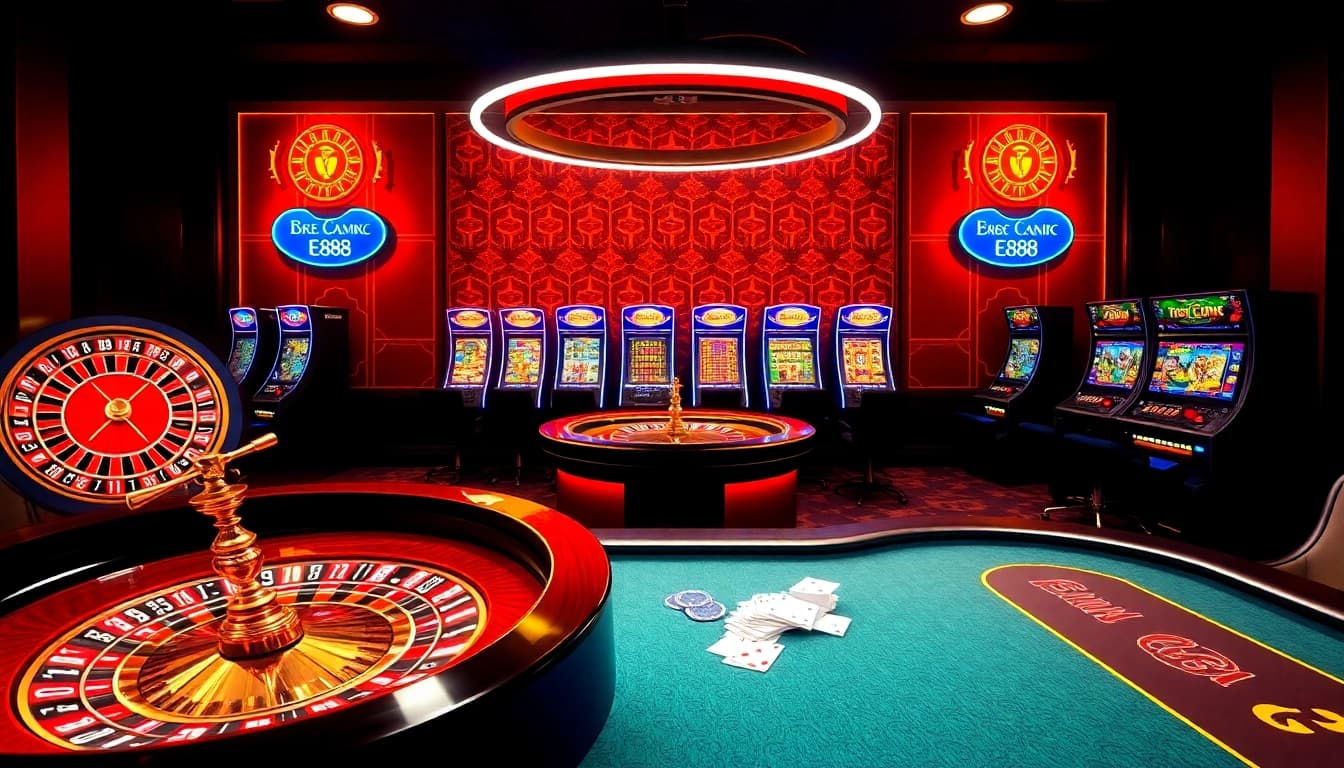 Experience the excitement of gambling at https://ev882.sa.com/ with luxurious casino visuals, tables, and chips.