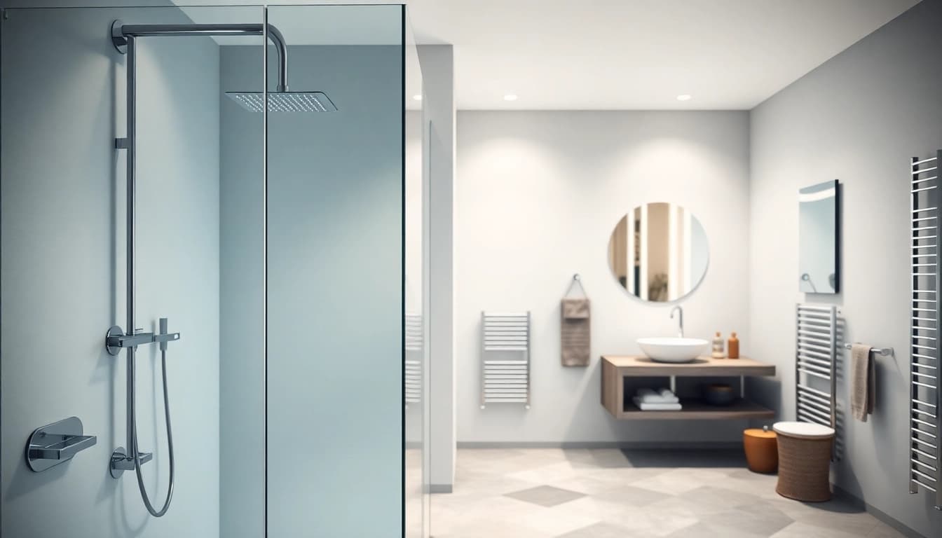 Sonni sanitär modern bathroom design with stylish fixtures and elegant lighting.