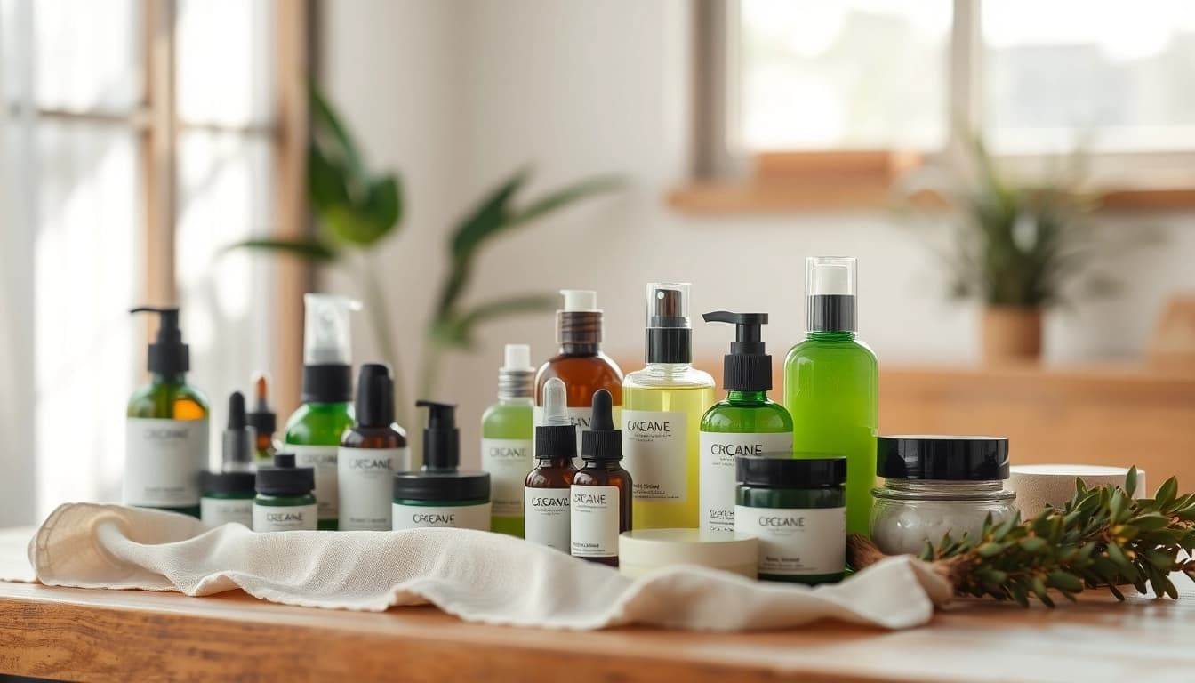 Naudojant natūrali kosmetika, profesionaliai nustatytus produktus grožio ritualams.