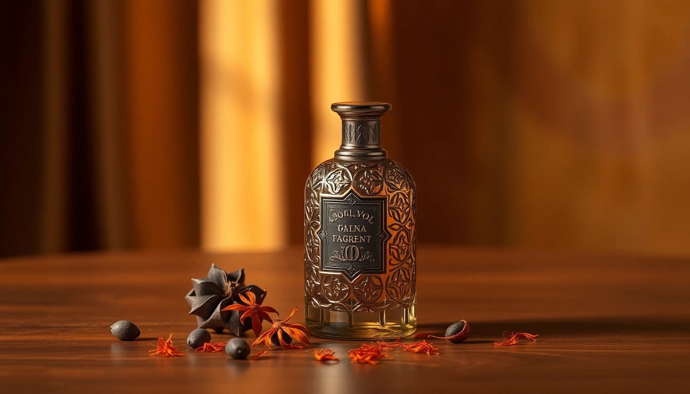 Explore the essence of Montale arabians tonka alternative through a luxurious fragrance display.