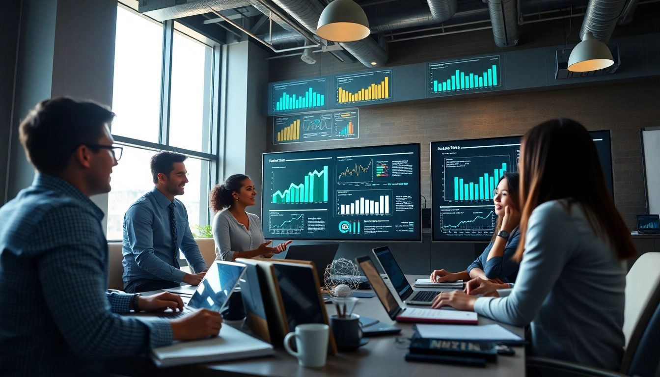 Engage with https://vj88.online/ through a vibrant digital marketing strategy session, showcasing teamwork and innovation.