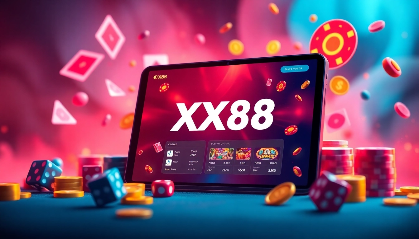 XX88.pizzza online gambling platform interface showcasing exciting gameplay elements