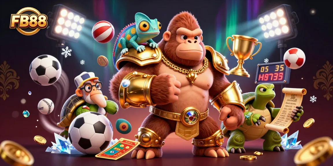 Engage in thrilling sports betting action with FB88, showcasing dynamic gameplay elements and winning opportunities.