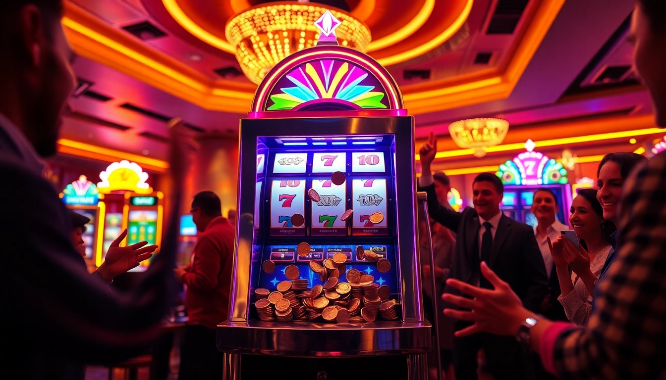 Menangkan permainan menarik di situs slot dengan mesin slot berkilau dan pemain bersenang-senang.