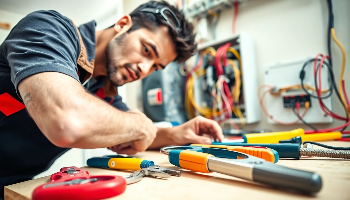 Engaged electrician demonstrating skills relevant to electrician apprenticeship hawaii.