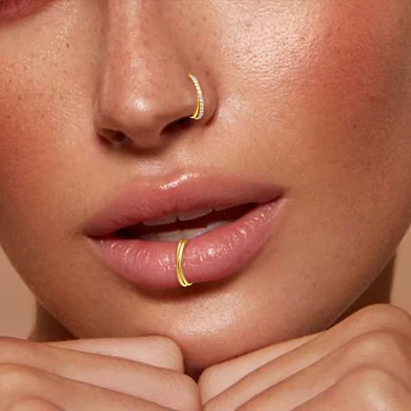 Authentic Gold Nose Ring | Cervin Blanc