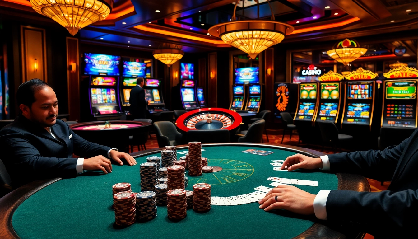 Découvrez l'excitation d'un meilleur casino en ligne avec des tables de jeu et des cartes vibrantes.