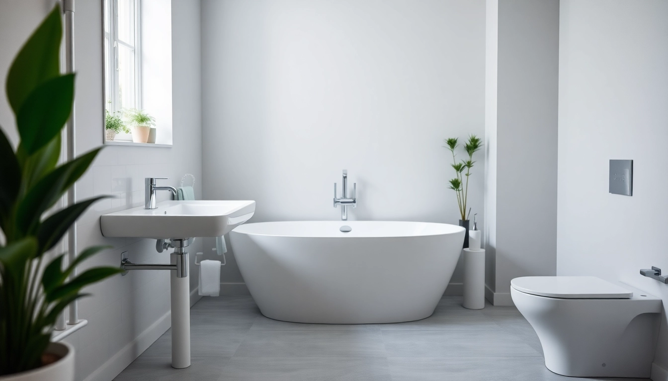 Erleben Sie die modernen Sanitärlösungen von sonni sanitär GmbH in einem eleganten Badezimmer.