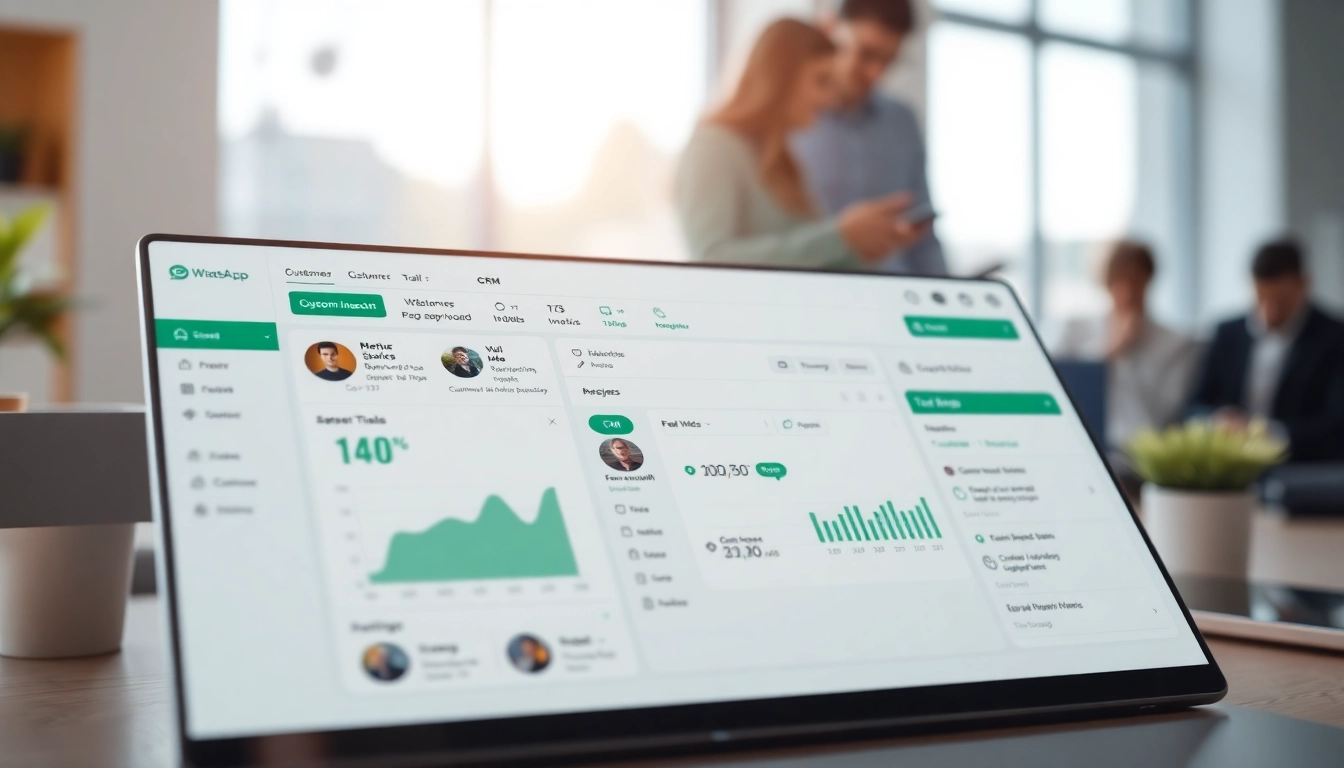 What is a CRM for WhatsApp showcasing a user-friendly interface for better customer management