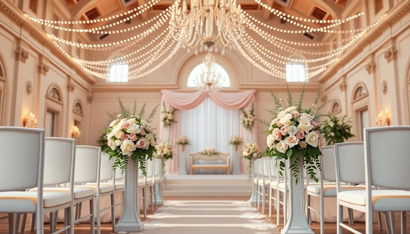 Celebrate your love at a beautiful Jacksonville Wedding Venue with elegant decorations and ambiance.