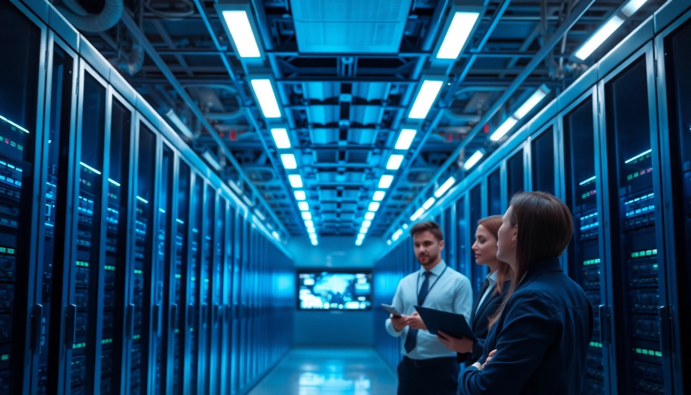 Highlighting the Best MSP for virtualization and storage within a modern data center showcasing advanced technology.