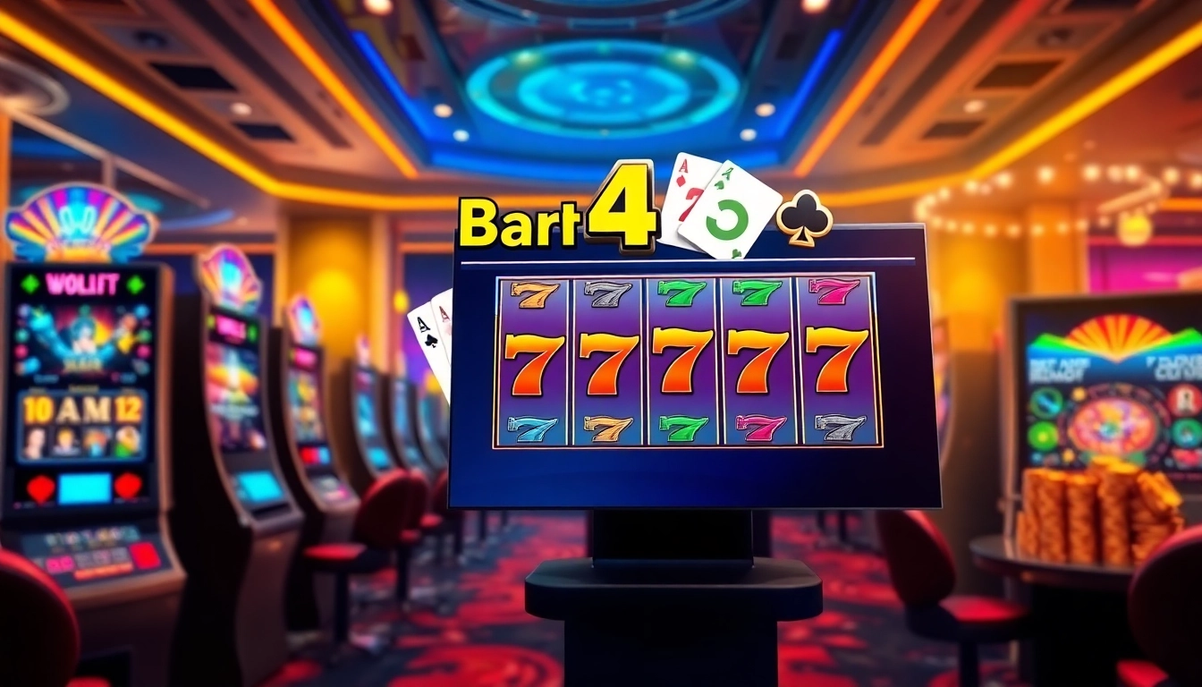Permainan bandar toto 4d slot menarik dengan mesin slot berwarna-warni yang menggoda.
