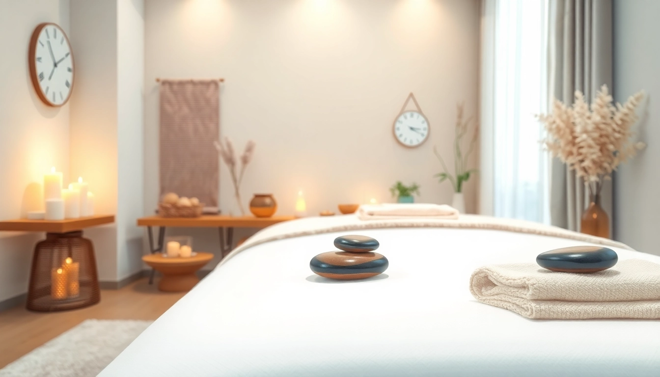 Comfortable 출장안마 massage room with soothing ambiance, emphasizing professionalism and relaxation.