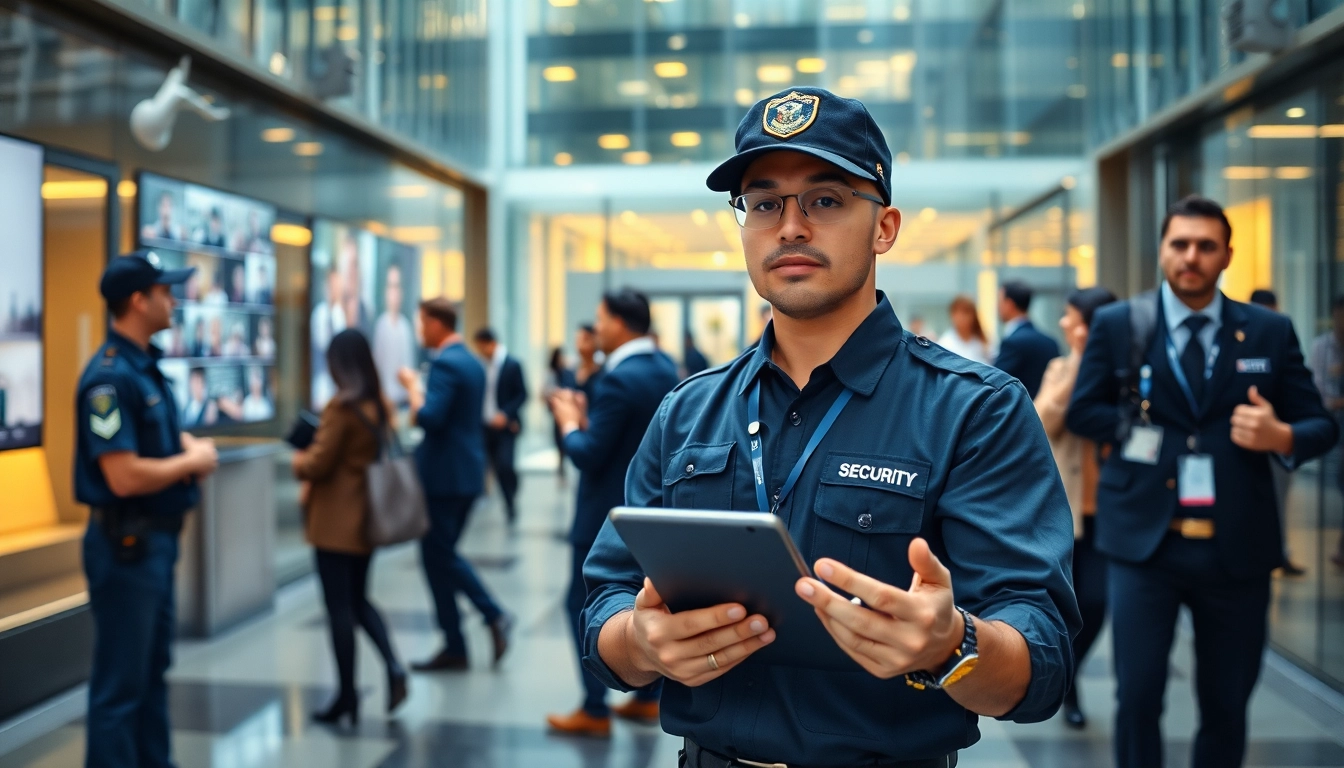 Providing essential Security Services Fredericksburg, a diverse team ensures safety in a corporate environment.