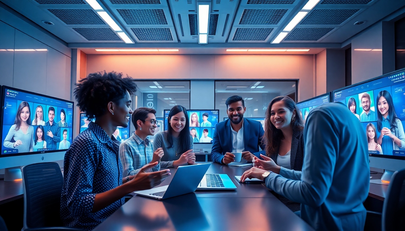 Engaging users interacting with character AI NSFW in a modern digital workspace.