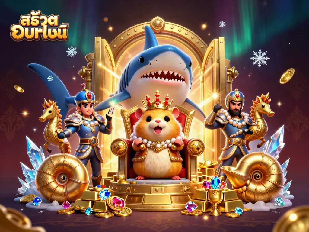 สล็อตออนไลน์ เล่นผ่านภาพ 3D ของราชา Hamster ที่เข้มแข็ง ข้างม้าเซมมะในกลางความบันเทิงคาสิโน