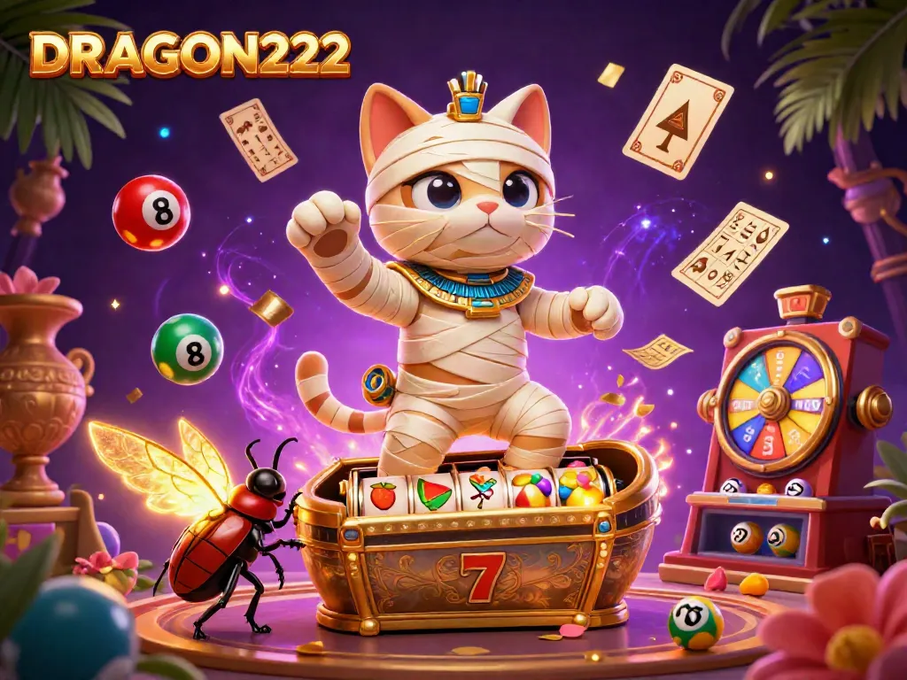 Experience the thrill of DRAGON222 with vivid 3D slots action and dynamic game elements.