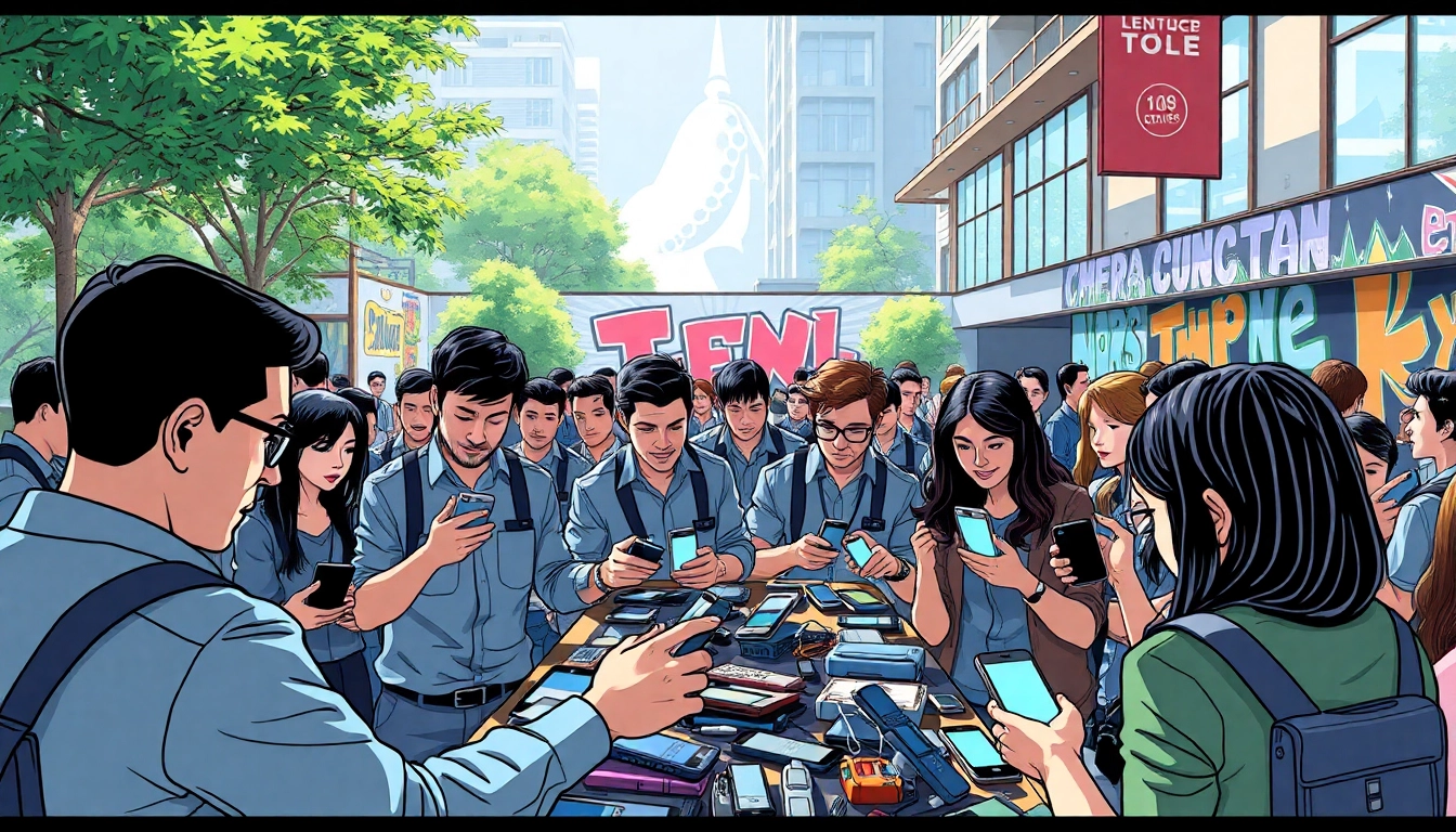 Trading phones better than ecoATM in a lively urban market.
