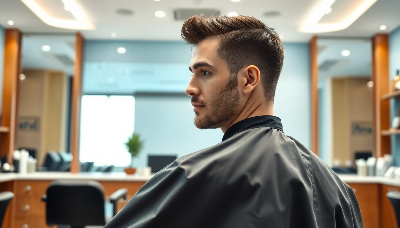 Ace of Fades 212 professional barber showcasing non-surgical hair replacement systems in modern studio.