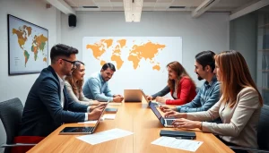 Boost your digital strategies with 79king hn, showcasing a marketing team at work.