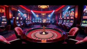 Experience thrilling gameplay at rr 88's luxury casino with vibrant colors and engaging roulette action.
