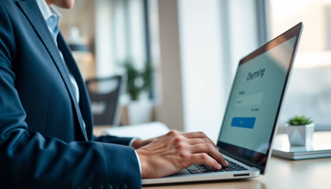Access the secure bluevine login page with confidence in a professional setting.