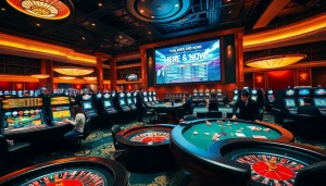 Experience exhilarating gameplay at 여기여 as players engage with vibrant casino games.
