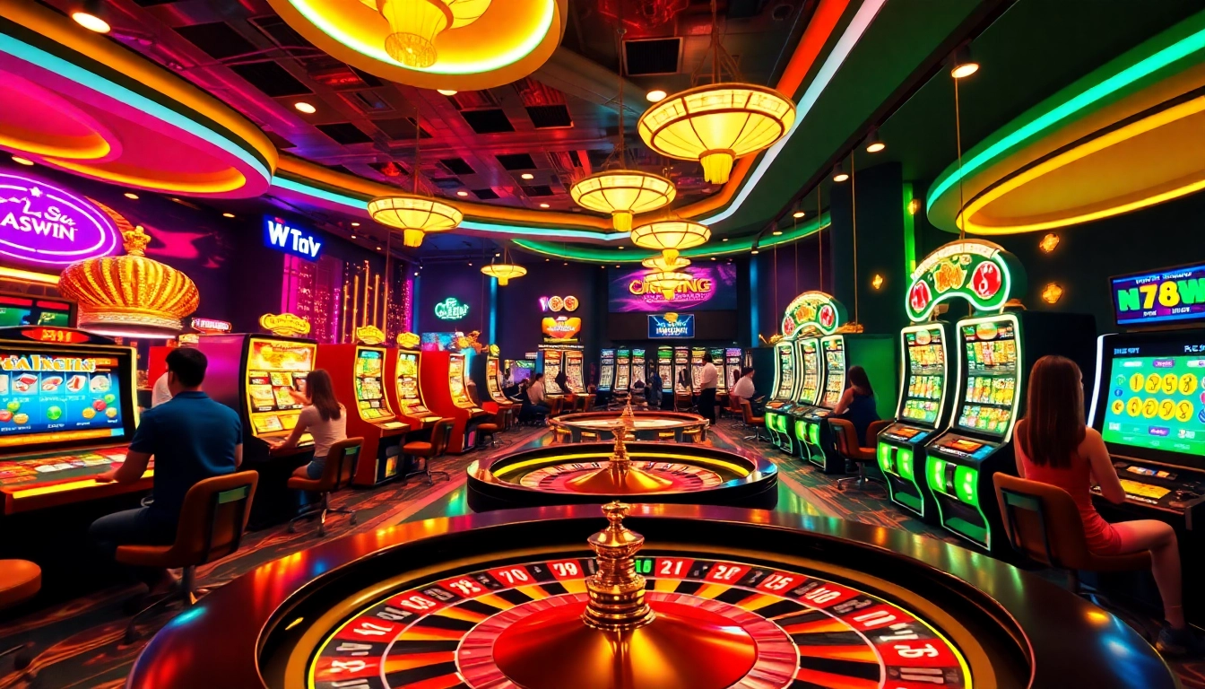 Experience the thrilling atmosphere of 78win.com, where players enjoy vibrant online gambling with exciting games.