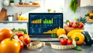 Calculate your macros efficiently with this professional macro calculator showcasing healthy foods.