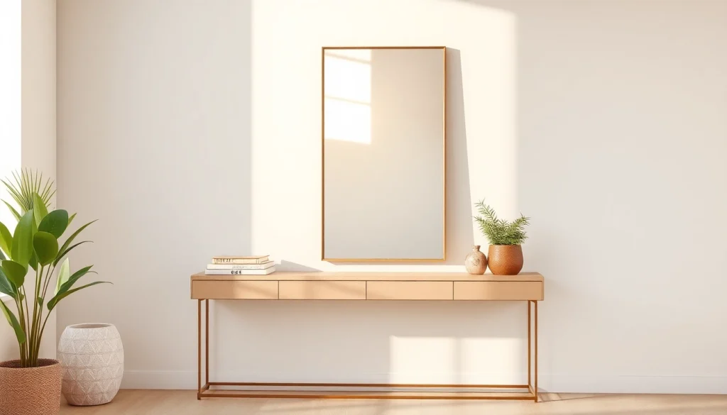 Stylish handmade and designer mirrors available at https://merithome.co.uk in a cozy interior setting.