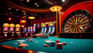 Experience thrilling gameplay at https://okfun.page with vibrant casino tables and exciting slot machines.