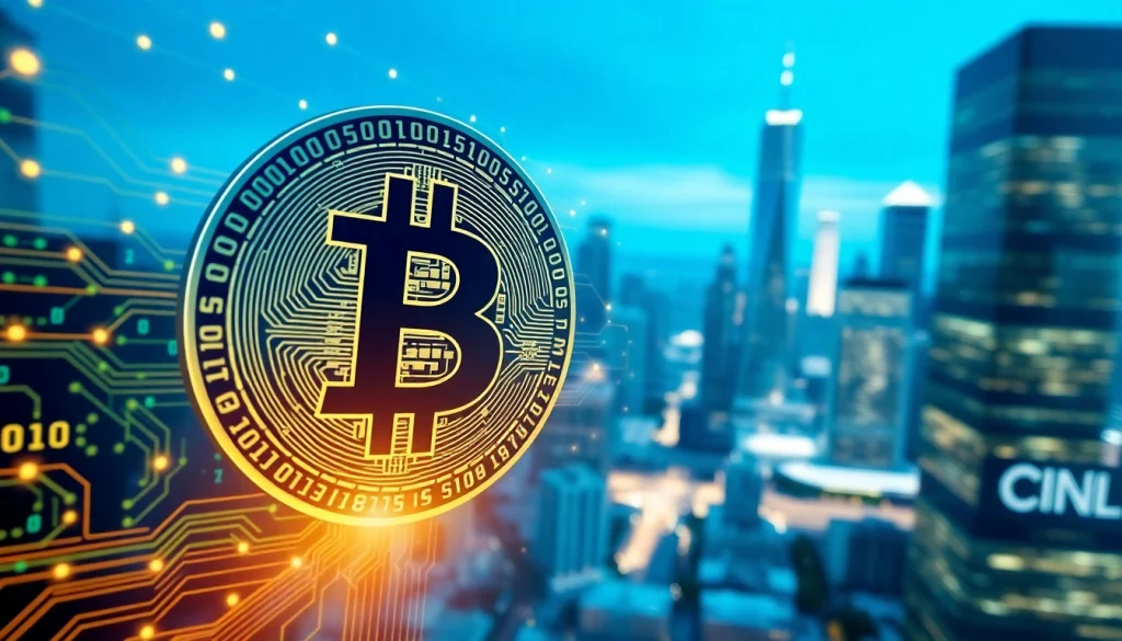 Comprendre bitcoin dans une illustration dynamique de la finance moderne.