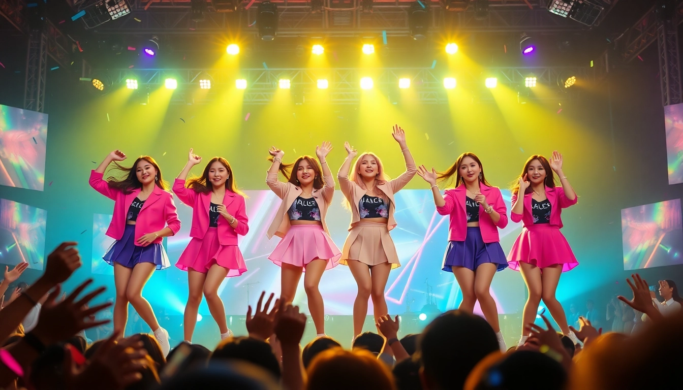 Catch the latest Blackpink news with this vibrant stage performance of the group.