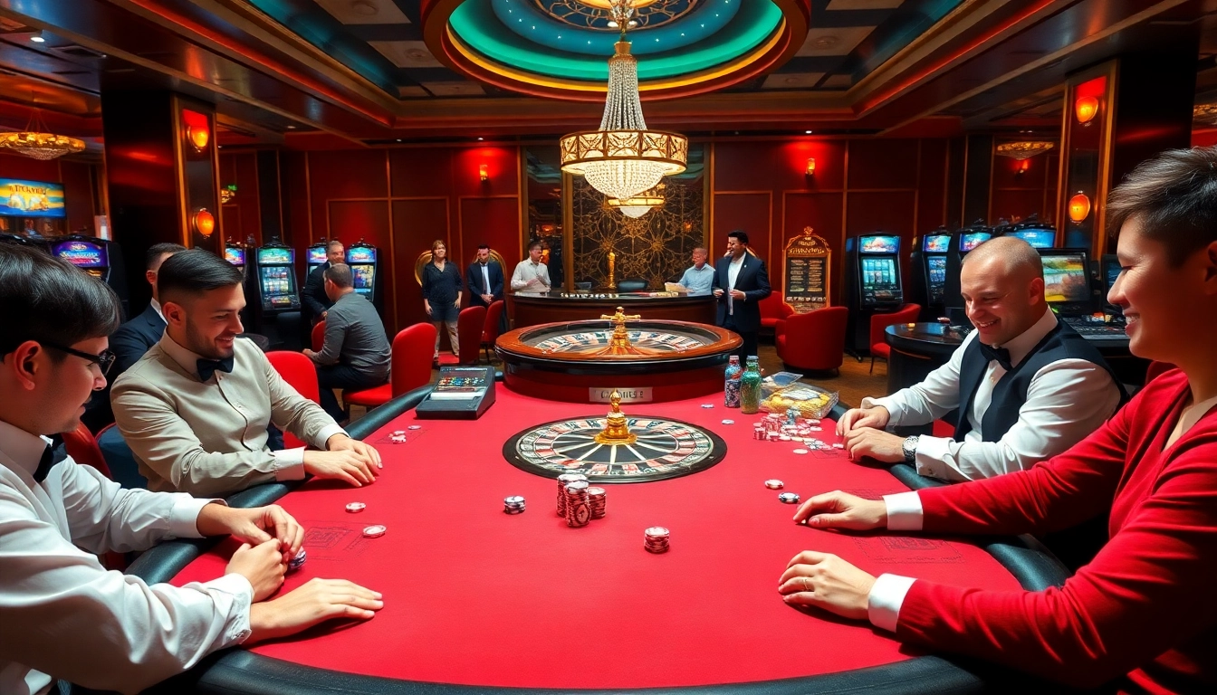 Experience the excitement of gambling at Haywin com with vibrant casino visuals showcasing poker, slots, and roulette.