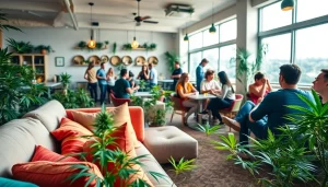 Experience the vibrant atmosphere of Weedmaps Lloret de Mar's cannabis social club.
