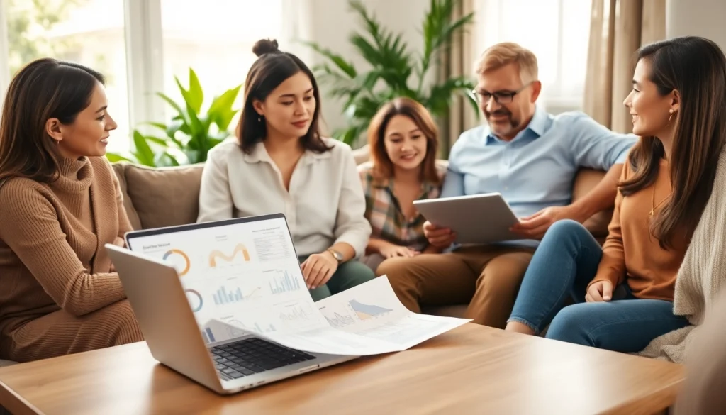 Families reviewing auto and home protection plans for secure living.