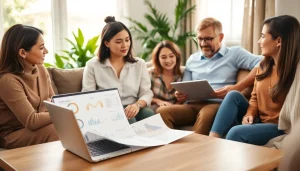 Families reviewing auto and home protection plans for secure living.