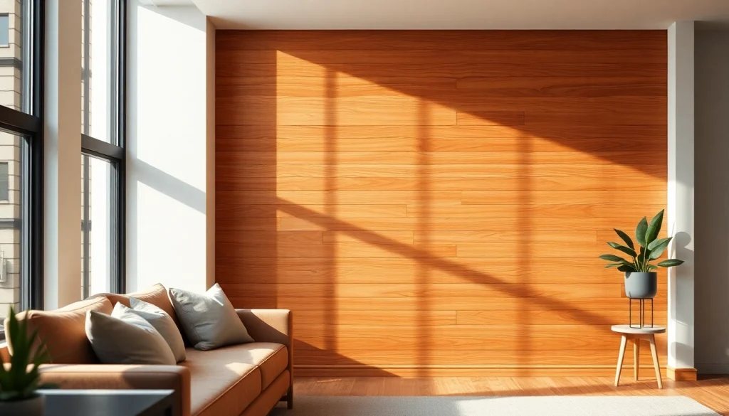 Enhance your space with hardwood wall planks that add warmth and elegance.