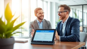 Engaging interaction between an extended warranty provider and a satisfied client.