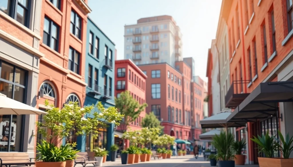 North Main Makeover revitalizes a community with modern architecture and vibrant colors.