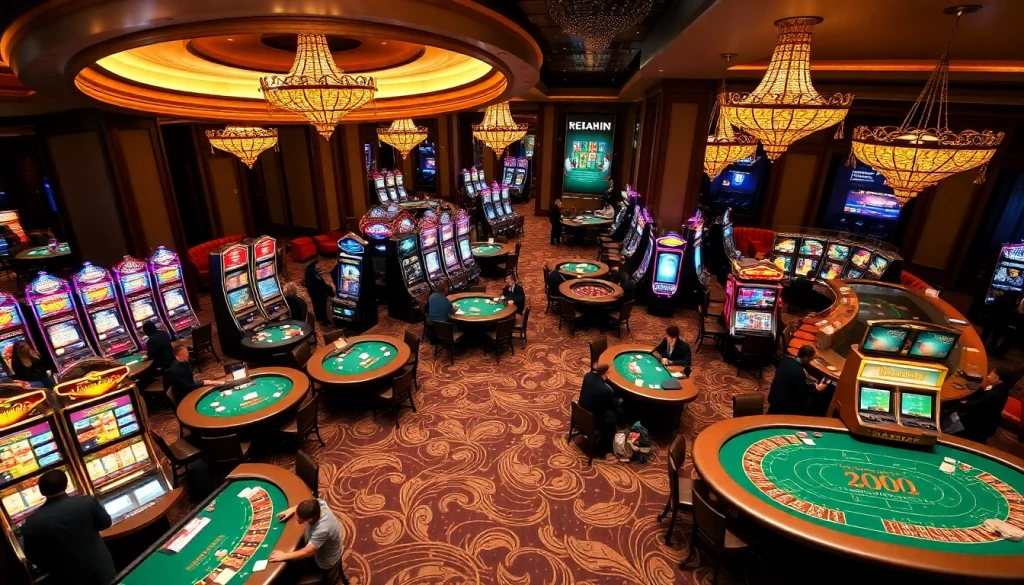 Engage with rebahin while enjoying a thrilling casino experience featuring vibrant tables and games.