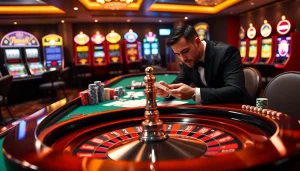 Gagnez gros au meilleur casino en ligne avec une partie de poker palpitante et une action de roulette dynamique.