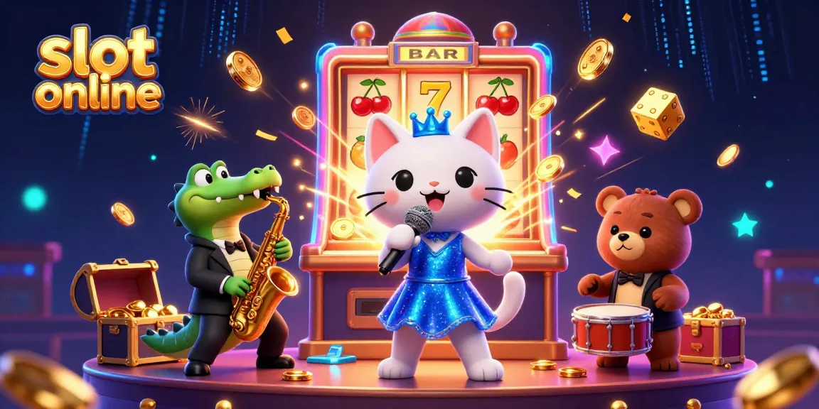 Engage with thrilling slot online adventures featuring cartoon characters and dazzling casino elements.